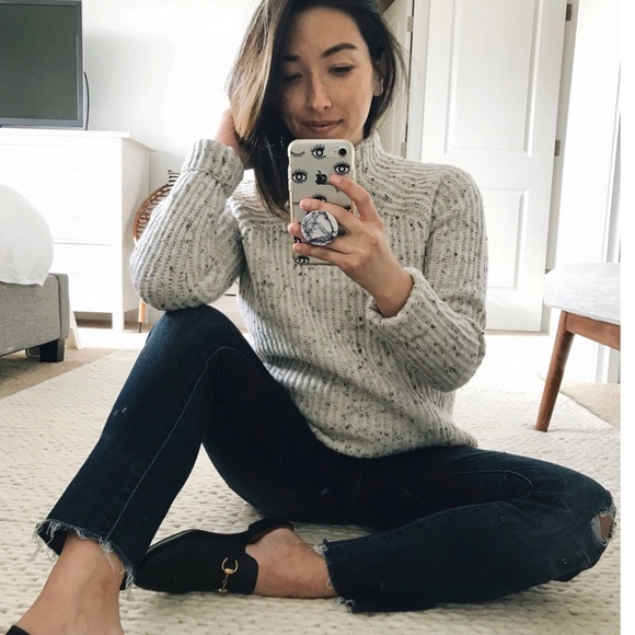 Madewell Sweaters - Madewell Donegal Northfield Mock Neck Sweater XXS